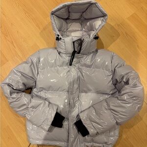 Aritzia Purple Superpuff Jacket